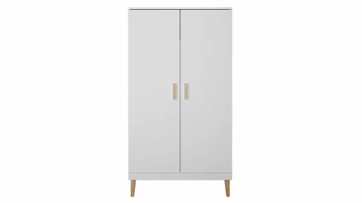 Armoire Avec Penderie Et étagères Finition Blanc Mat Et Bois L100 Cm ELIAS -Canapé Soldes armoire avec penderie et etageres finition blanc mat et bois l100 cm elias 53333 63a1743c4a6d7 1200 675