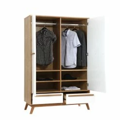 Armoire Design Avec Penderie Finition Bois Clair Et Blanc Mat L120 Cm HELIA 10 Armoire Design Avec Penderie Finition Bois Clair Et Blanc Mat L120 Cm HELIA -Canapé Soldes armoire design avec penderie finition bois clair et blanc mat l120 cm helia 23167 5bbcc588e37e4 1200 675