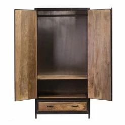 Canapé Soldes -Canapé Soldes armoire industrielle en bois massif manguier et metal noir l90 cm industria 32783 5bb7640633659 1200 675