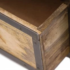 Armoire Industrielle En Bois Massif Manguier Et Métal Noir L90 Cm INDUSTRIA -Canapé Soldes armoire industrielle en bois massif manguier et metal noir l90 cm industria 32783 5bb76406a553a 1200 675