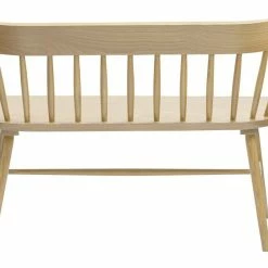 Banc à Barreaux 2 Places Bois Clair Chêne L120 Cm DARIA -Canapé Soldes banc a barreaux 2 places bois clair chene l120 cm daria 51651 63ada7b52bdb3 1200 675