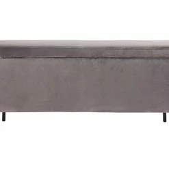 Banc Coffre En Tissu Velours Gris Foncé L120 Cm ADONIS -Canapé Soldes banc coffre en tissu velours gris fonce l120 cm adonis 49053 60828933cb4e5 1200 675