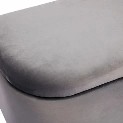 Banc Coffre En Tissu Velours Gris Foncé L120 Cm ATON 13 Banc Coffre En Tissu Velours Gris Foncé L120 Cm ATON -Canapé Soldes banc coffre en tissu velours gris fonce l120 cm aton 49055 6086913062111 1200 675