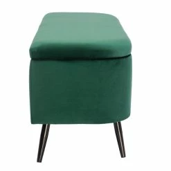 Banc Coffre En Tissu Velours Vert L120 Cm ATON -Canapé Soldes banc coffre en tissu velours vert l120 cm aton 49054 6082d2f14cef2 1200 675