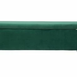 Banc Coffre En Tissu Velours Vert L120 Cm ATON -Canapé Soldes banc coffre en tissu velours vert l120 cm aton 49054 6082d2f39bfe8 1200 675