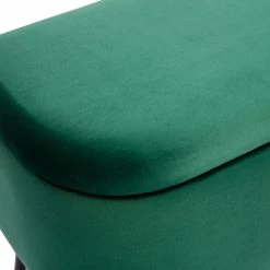 Banc Coffre En Tissu Velours Vert L120 Cm ATON -Canapé Soldes banc coffre en tissu velours vert l120 cm aton 49054 6082d2fbe7bc0 1200 675