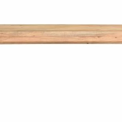 Banc Industriel En Bois Massif Et Métal Noir L95 Cm TRAP