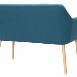 Banquette Scandinave 2 Places En Tissu Bleu Canard Et Bois Clair ALEYNA -Canapé Soldes banquette scandinave 2 places en tissu bleu canard et bois clair aleyna 41979 5bd6ccd0c76c2 1200 675