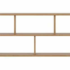 Bibliothèque Basse Design Finition Chêne L168 Cm MUSSO