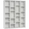 Bibliothèque Design En Bois Blanc L149 Cm RYTHM