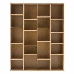 Bibliothèque Design Finition Bois Chêne L149 Cm RYTHM