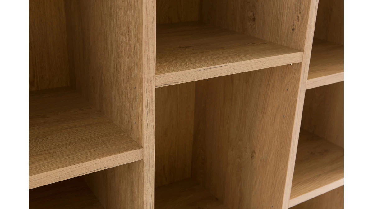 Bibliothèque Design Finition Bois Chêne L149 Cm RYTHM 6 Bibliothèque Design Finition Bois Chêne L149 Cm RYTHM – Image 4