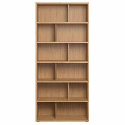 Bibliothèque Design Finition Bois Chêne L92 Cm EPURE