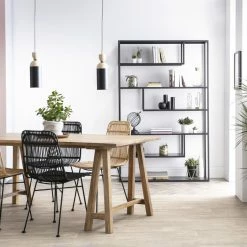 Bibliothèque Design Métal Noir L125 Cm TETRIS -Canapé Soldes bibliotheque design metal noir l125 cm tetris 44243 5c6ed90241394 1200 675