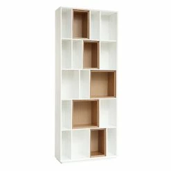 Bibliothèque Modulable Blanche Et Finition Bois Chêne L85 Cm JAZZ 15 Bibliothèque Modulable Blanche Et Finition Bois Chêne L85 Cm JAZZ -Canapé Soldes bibliotheque modulable blanche et finition bois chene l85 cm jazz 44470 5bc689daa8612 1200 675