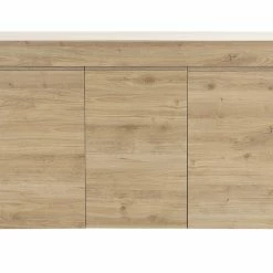 Buffet Design Bois Chêne 3 Portes L138 Cm TINO