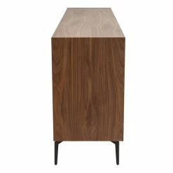 Buffet Design Bois Foncé Noyer Et Métal Noir 4 Portes 2 Tiroirs L180 Cm BLISS -Canapé Soldes buffet design bois fonce noyer et metal noir 4 portes 2 tiroirs l180 cm bliss 51824 630764fa4aac0 1200 675