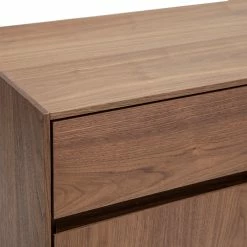 Buffet Design Bois Foncé Noyer Et Métal Noir 4 Portes 2 Tiroirs L180 Cm BLISS -Canapé Soldes buffet design bois fonce noyer et metal noir 4 portes 2 tiroirs l180 cm bliss 51824 6307651a0d259 1200 675