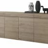 Buffet Design Finition Bois Chêne 4 Portes L210 Cm TINO -Canapé Soldes buffet design finition bois chene 4 portes l210 cm tino 49288 6012e03db11e1 1200 675