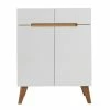 Buffet Scandinave Blanc Et Bois 2 Portes 2 Tiroirs L80cm MELKA -Canapé Soldes buffet scandinave blanc et bois 2 portes 2 tiroirs l80cm melka 32038 5bb763d86b4f3 1200 675