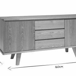 Buffet Scandinave En Bois Clair 2 Portes 3 Tiroirs L160 Cm FIFTIES -Canapé Soldes buffet scandinave en bois clair 2 portes 3 tiroirs l160 cm fifties 49612 6110f272c36cb 1200 675