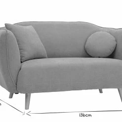 Canapé 2 Places En Tissu Effet Velours Jaune Moutarde Et Bois Clair FOLK -Canapé Soldes canape 2 places en tissu effet velours jaune moutarde et bois clair folk 48890 6100142498f95 1200 675