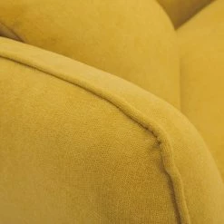 Canapé 2 Places En Tissu Effet Velours Jaune Moutarde Et Bois Clair FOLK -Canapé Soldes canape 2 places en tissu effet velours jaune moutarde et bois clair folk 48890 63ff3e6de8bd8 1200 675