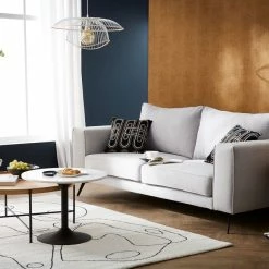 Canapé 4 Places En Tissu Gris Et Métal Noir OSMANN -Canapé Soldes canape 4 places en tissu gris et metal noir osmann 53908 6400c839462c3 1200 675