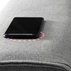 Canapé Connecté 3 Places En Tissu Gris Clair -Canapé Soldes canape connecte 3 places en tissu gris clair 46480 5f6a16395224f 1200 675