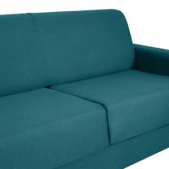 Canapé Convertible 2-3 Places En Tissu Bleu Canard Matelas L120 Cm 12 Cm GRAHAM -Canapé Soldes canape convertible 2 3 places en tissu bleu canard matelas l120 cm 12 cm graham 51778 624aee23c4f00 1200 675