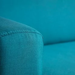 Canapé Convertible 3 Places En Tissu Bleu Canard Et Bois Clair Avec Matelas L140 Cm 12 Cm GRAHAM -Canapé Soldes canape convertible 3 places en tissu bleu canard et bois clair avec matelas l140 cm 12 cm graham 46142 5d24b1bc0be54 1200 675