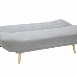 Canapé Convertible 3 Places En Tissu Gris Clair Et Bois Clair FAGUO -Canapé Soldes canape convertible 3 places en tissu gris clair et bois clair faguo 50178 62680589ce37a 1200 675