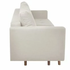 Canapé Convertible Avec Coffre 3 Places En Tissu Beige Et Bois Clair MIRA -Canapé Soldes canape convertible avec coffre 3 places en tissu beige et bois clair mira 51999 620544355c77a 1200 675