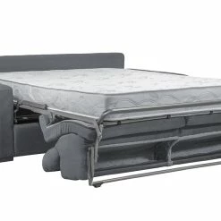 Canapé Convertible Avec Têtières Ajustables 3 Places En Tissu Gris Anthracite Avec Matelas 18 Cm NORO -Canapé Soldes canape convertible avec tetieres ajustables 3 places en tissu gris anthracite avec matelas 18 cm noro 51773 62346294e1bc6 1200 675