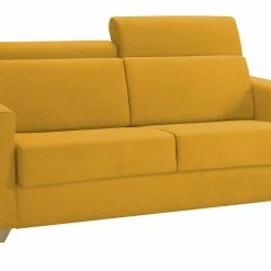Canapé Convertible Avec Têtières Ajustables 3 Places En Tissu Jaune Avec Matelas 13 Cm GOYA 9 Canapé Convertible Avec Têtières Ajustables 3 Places En Tissu Jaune Avec Matelas 13 Cm GOYA -Canapé Soldes canape convertible avec tetieres ajustables 3 places en tissu jaune avec matelas 13 cm goya 53340 63920242b36ce 1200 675