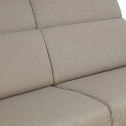 Canapé Convertible Avec Têtières Ajustables 3 Places En Tissu Taupe Et Bois Clair Avec Matelas 13 Cm GOYA -Canapé Soldes canape convertible avec tetieres ajustables 3 places en tissu taupe et bois clair avec matelas 13 cm goya 51771 62d7d32992883 1200 675