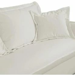 Canapé Convertible Déhoussable En Coton Blanc Crème ALDO -Canapé Soldes canape convertible dehoussable en coton blanc creme aldo 52021 6238502dce45b 1200 675