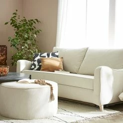 Canapé Convertible Scandinave 3 Places En Tissu Beige Et Bois Clair Avec Matelas 10 Cm VENDOME -Canapé Soldes canape convertible scandinave 3 places en tissu beige et bois clair avec matelas 10 cm vendome 51598 63d3dc9cbbac6 1200 675