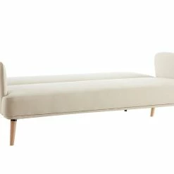Canapé Convertible Scandinave 3 Places En Tissu Beige Et Bois Clair JAGGER -Canapé Soldes canape convertible scandinave 3 places en tissu beige et bois clair jagger 50182 63b7dcc72ee9e 1200 675