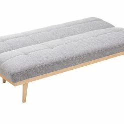 Canapé Convertible Scandinave 3 Places En Tissu Gris Clair Et Bois Clair SIKKO -Canapé Soldes canape convertible scandinave 3 places en tissu gris clair et bois clair sikko 41498 5bb37430d9f79 1200 675