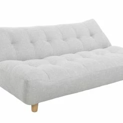 Canapé Convertible Scandinave 3 Places En Tissu Gris Clair Et Bois Clair YUMI -Canapé Soldes canape convertible scandinave 3 places en tissu gris clair et bois clair yumi 41378 5bb3742d7dcfd 1200 675