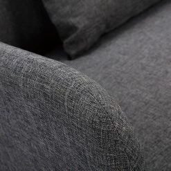 Canapé Convertible Scandinave 3 Places En Tissu Gris Foncé Et Bois Clair LULA -Canapé Soldes canape convertible scandinave 3 places en tissu gris fonce et bois clair lula 45495 5da08998d4643 1200 675