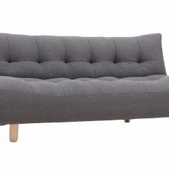 Canapé Convertible Scandinave 3 Places En Tissu Gris Foncé Et Bois Clair YUMI -Canapé Soldes canape convertible scandinave 3 places en tissu gris fonce et bois clair yumi 45603 5d00f8d294b4d 1200 675