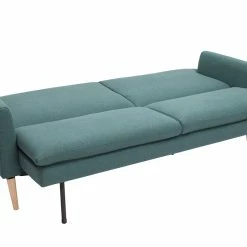 Canapé Convertible Scandinave 3 Places En Tissu Vert Et Bois Clair STEWART -Canapé Soldes canape convertible scandinave 3 places en tissu vert et bois clair stewart 50180 62ebe74ce7c89 1200 675