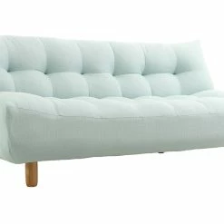 Canapé Convertible Scandinave En Tissu Menthe à L'eau Et Bois Clair YUMI -Canapé Soldes canape convertible scandinave en tissu menthe a leau et bois clair yumi 42519 5bbcc6a977c12 1200 675