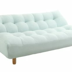 Canapé Convertible Scandinave En Tissu Menthe à L'eau Et Bois Clair YUMI -Canapé Soldes canape convertible scandinave en tissu menthe a leau et bois clair yumi 42519 5bbcc6a9933d7 1200 675