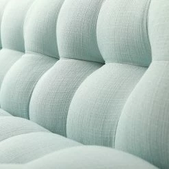 Canapé Convertible Scandinave En Tissu Menthe à L'eau Et Bois Clair YUMI -Canapé Soldes canape convertible scandinave en tissu menthe a leau et bois clair yumi 42519 5bbcc6a9c49f1 1200 675