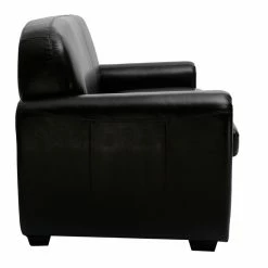 Canapé Convertible Vintage 3 Places Cuir Marron Foncé Et Bois Noir Avec Matelas 9 Cm CLUB -Canapé Soldes canape convertible vintage 3 places cuir marron fonce et bois noir avec matelas 9 cm club 49659 6197b59ca0e8d 1200 675