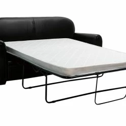 Canapé Convertible Vintage 3 Places Cuir Marron Foncé Et Bois Noir Avec Matelas 9 Cm CLUB -Canapé Soldes canape convertible vintage 3 places cuir marron fonce et bois noir avec matelas 9 cm club 49659 6197b5abf262b 1200 675