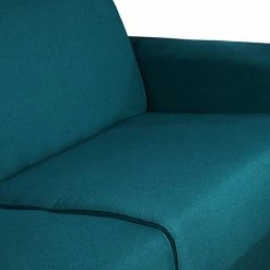 Canapé D'angle Convertible Réversible Avec Coffre 4 Places En Tissu Bleu Canard Et Bois Clair GRAHAM -Canapé Soldes canape dangle convertible reversible avec coffre 4 places en tissu bleu canard et bois clair graham 49271 602fe02d01bac 1200 675